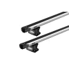 Thule 7106 SlideBar Evo Silver 2 Bar Roof Rack
