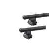 Thule 754 SquareBar Evo Black 2 Bar Roof Rack