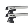 Rhino Rack JA8794 Heavy Duty RLT600 Ditch Mount Silver 2 Bar Roof Rack
