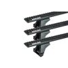 Rhino Rack JC-04753 Sportz RLTF Black 3 Bar Roof Rack for Citroen Berlingo II 4dr SWB with Bare Roof (2008 to 2018) - Factory Point Mount