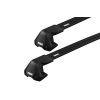 Thule 7205 WingBar Edge Black 2 Bar Roof Rack for MG 3 5dr Hatch with Bare Roof (2024 onwards) - Clamp Mount