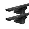 Yakima JetStream Thru bar Black 2 Bar Roof Rack for HAVAL H6 5dr SUV with Flush Roof Rail (2021 onwards)