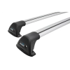 Prorack Aero Flush Silver 2 Bar Roof Rack for SKODA Fabia 5dr Hatch with Bare Roof (2015 to 2018)