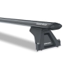 Rhino Rack JA2251 Vortex RLTF Black 2 Bar Roof Rack for Holden Commodore VT-VZ 5dr Wagon with Rain Gutter (1997 to 2007) - Factory Point Mount