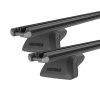 Yakima TrimHD SightLine Black 2 Bar Roof Rack for MG HS 5dr SUV with Flush Roof Rail (2024 onwards) - Flush Rail Mount