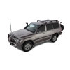 Rhino Rack JA9480 Heavy Duty RCH Black 3 Bar Roof Rack suits Toyota Land Cruiser 5dr 100 Series with Bare Roof (1998 to 2007) - Factory Point Mount