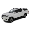 Rhino Rack JB0950 - Vortex RCH Trackmount Black 2 Bar Roof Rack for TOYOTA Hilux 4dr 4dr Ute from 2015