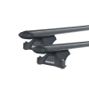 Rhino Rack JA5413 Vortex RLTP Black 2 Bar Roof Rack for Ford Transit Custom 4dr SWB Low Roof with Factory Mounting Point (2024 onwards) - Factory Point Mount