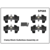 SP085 Roof racks galore yakima prorack pro rack whispbar spare parts clamp block gutterless assembly mounts