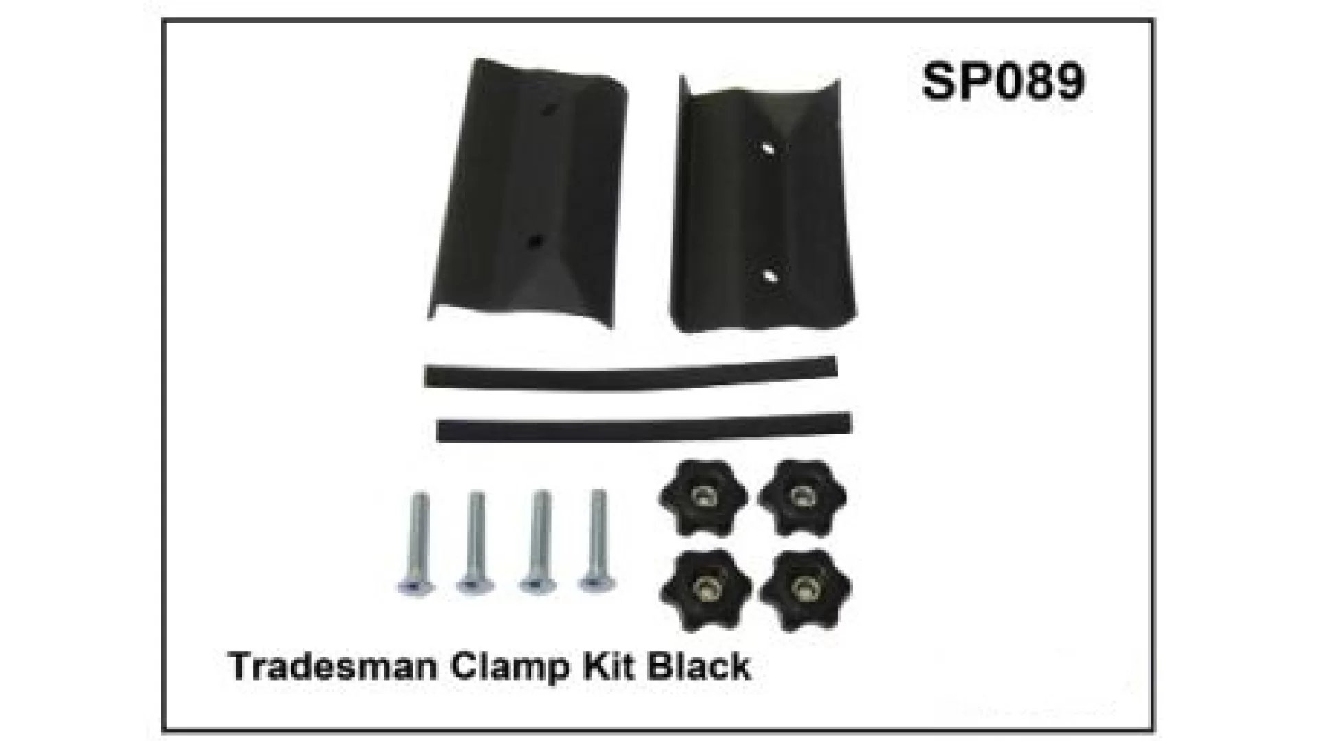 Whispbar Tradesman Clamp Kit Black YSP089