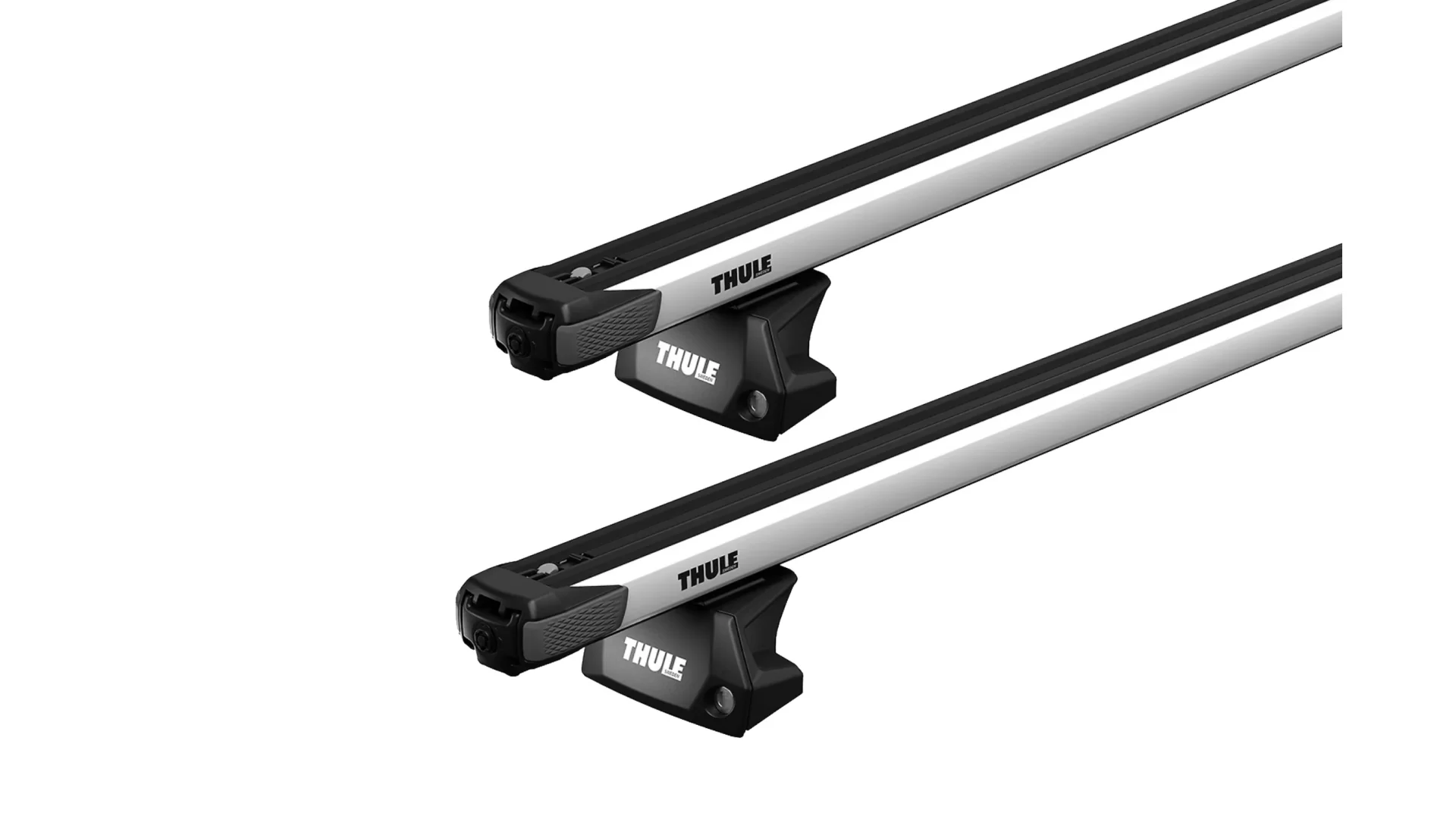 Thule SlideBar Evo Silver 2 Bar Roof Rack