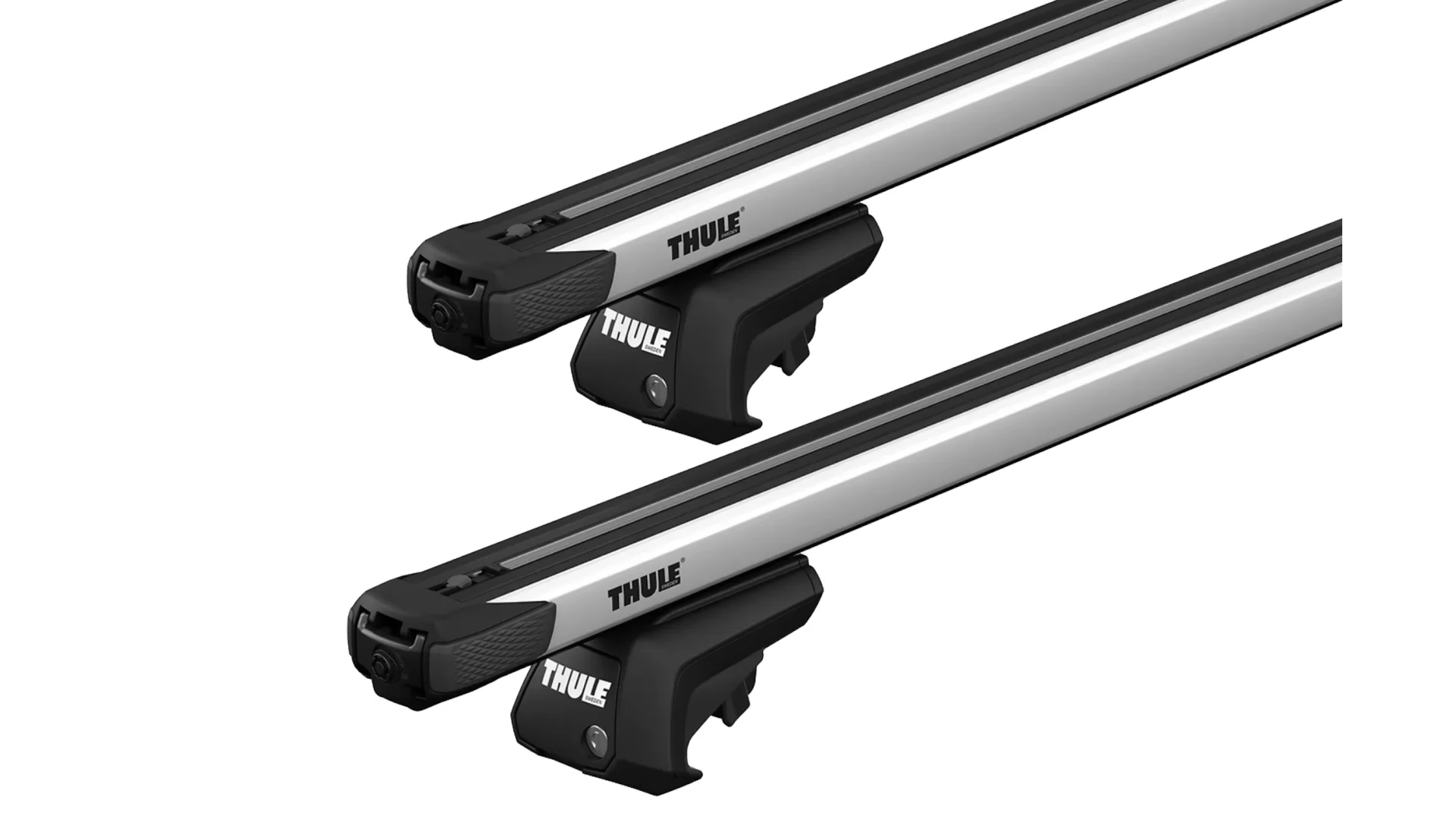Thule 7104 SlideBar Evo Silver 2 Bar Roof Rack