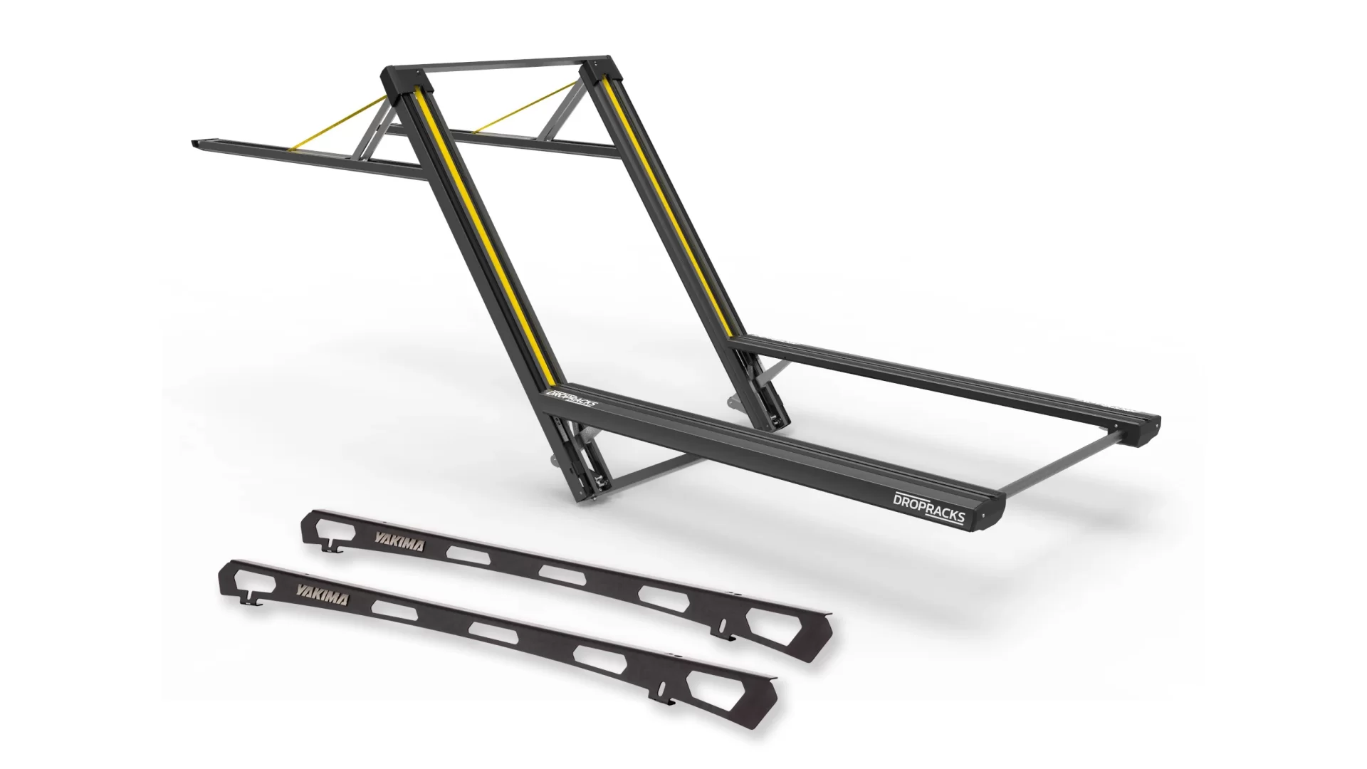 Dropracks 1400mm Elevating Roof Racks with Ruggedline spine attachment