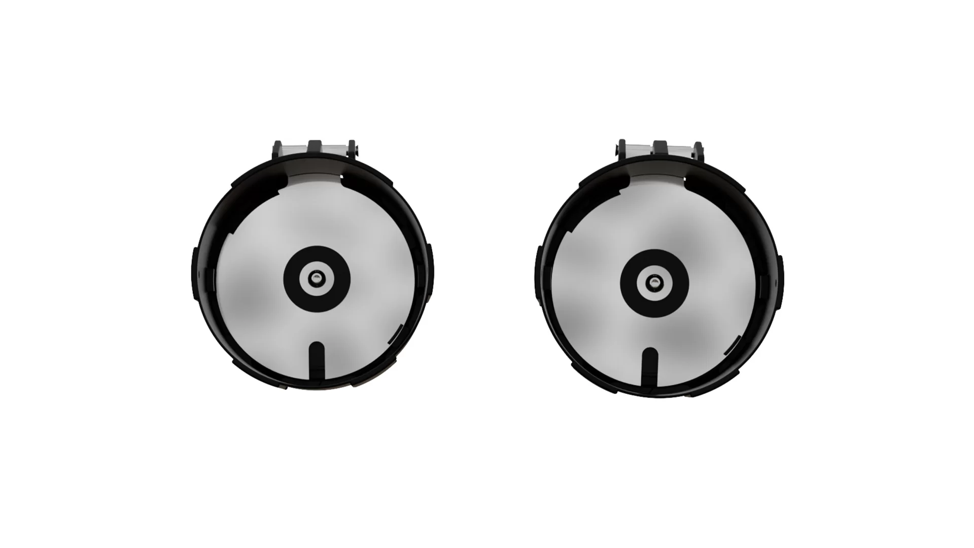 Wedgetail Trade Accessory 3 Brackets Two End Caps No Pipe - Side Mount - RWA-CB1003NP - View 2