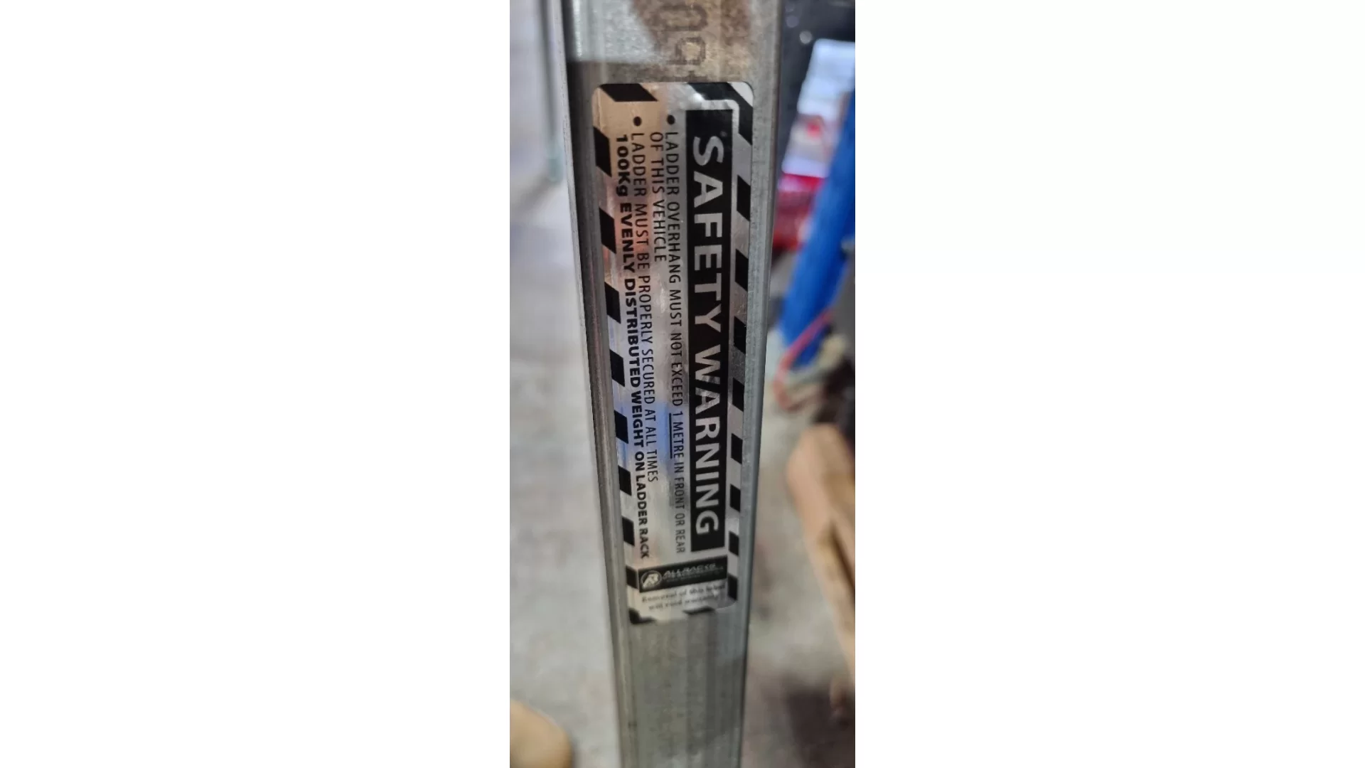 BUDGET REAR LADDER RACK TO SUIT TRAY BACK 1760 - View 1