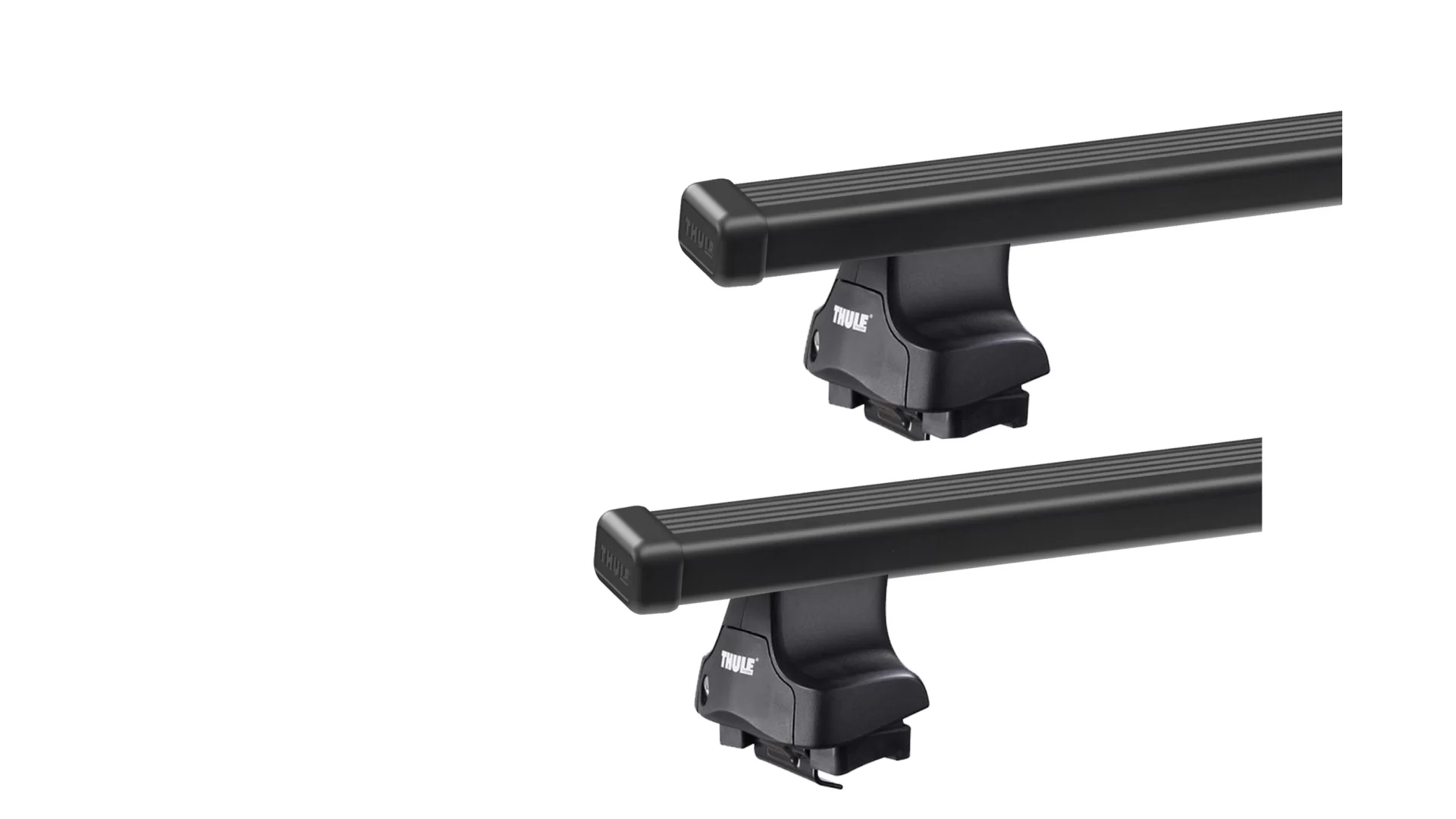 Thule 754 SquareBar Evo Black 2 Bar Roof Rack