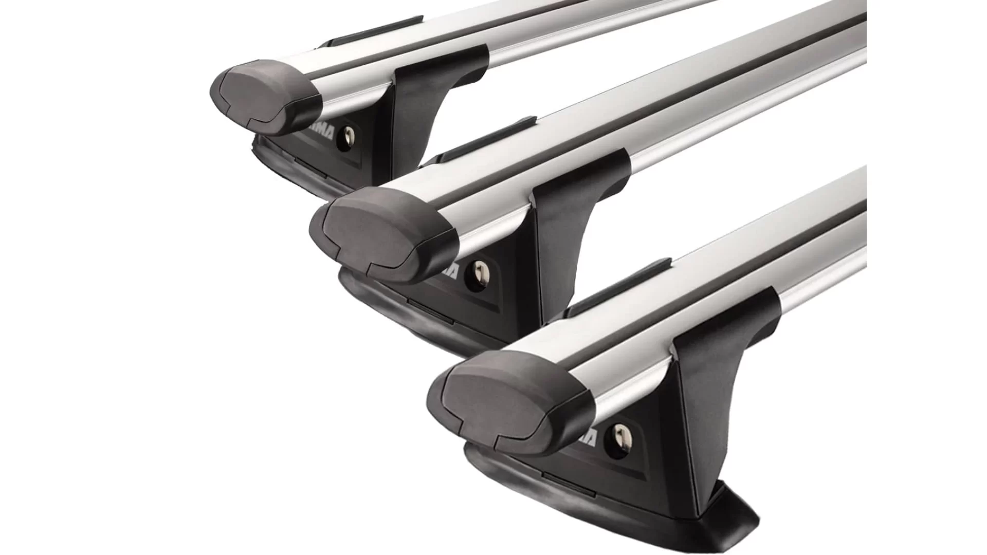 Yakima Aero Thrubar Silver 3 Bar Roof Rack
