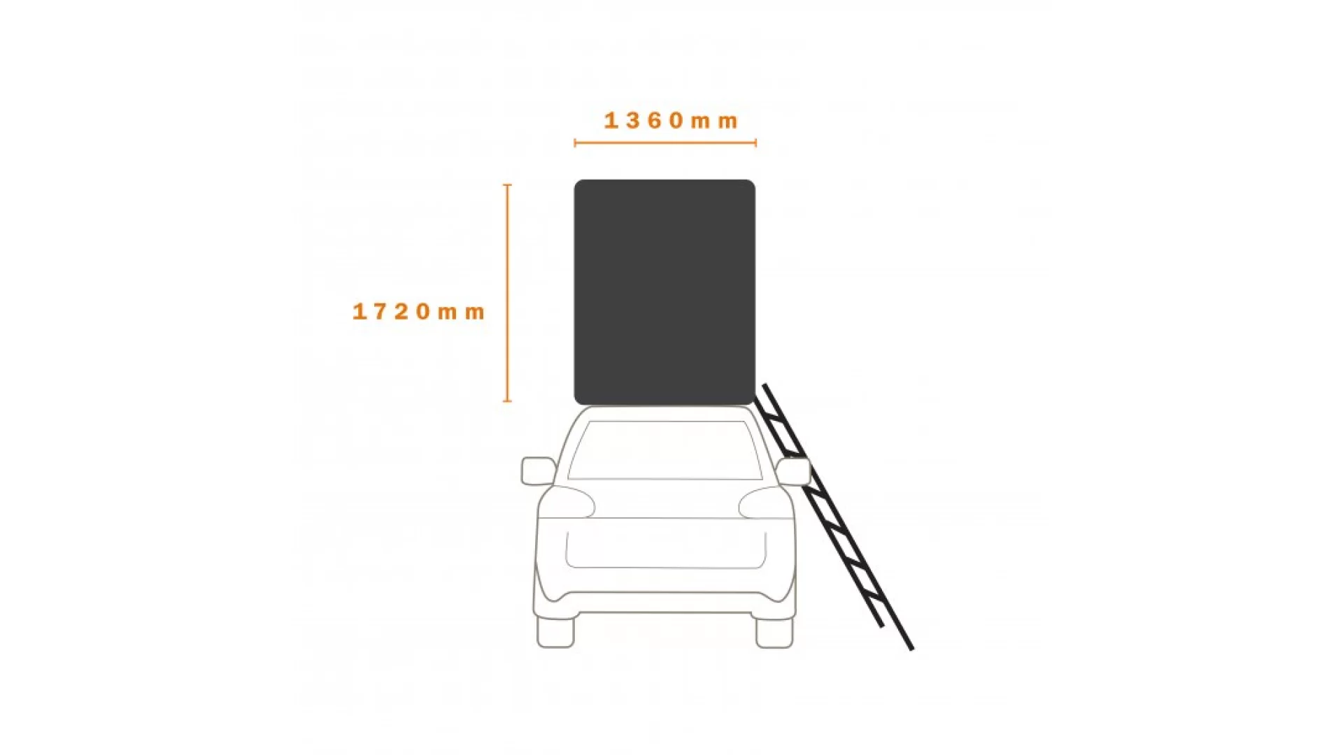 Darche Ridgeback Hard Shell RTT CNVAS - T050801554T - View 4