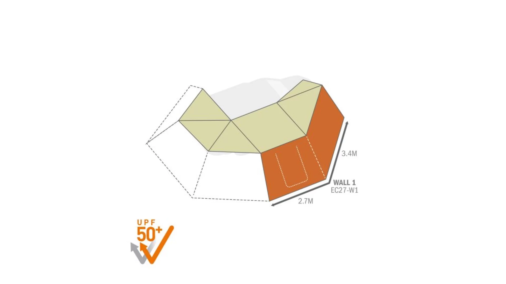 Darche Eclipse 270d Gen 2 Wall 1 Right - T050801743E