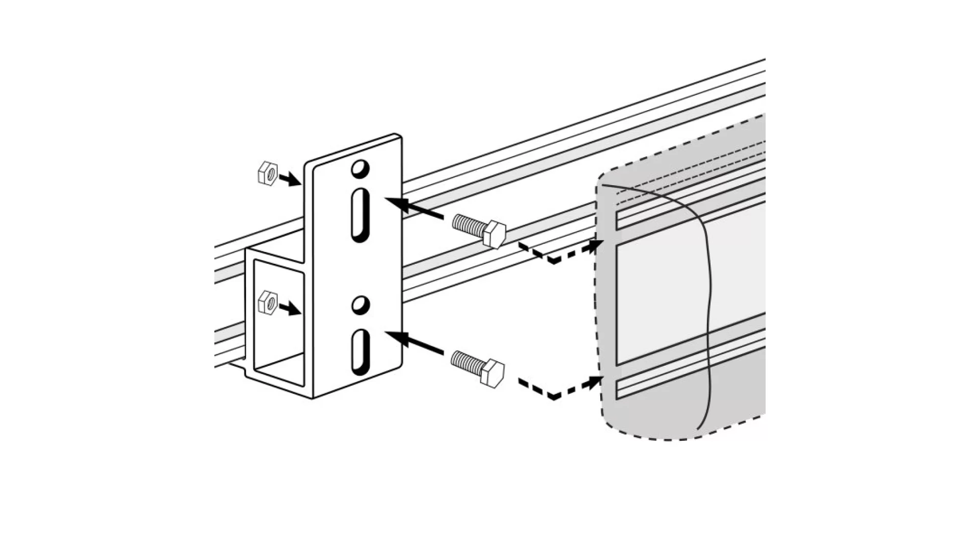 Darche RTT Awning Bracket Ridge/HighRize - T050801945 - View 1