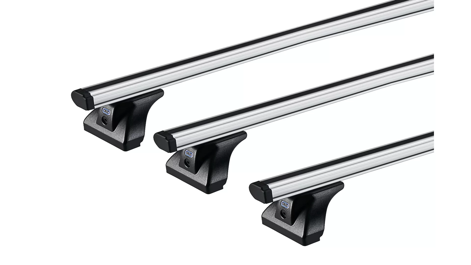 CRUZ Cargo Silver 3 Bar Roof Rack