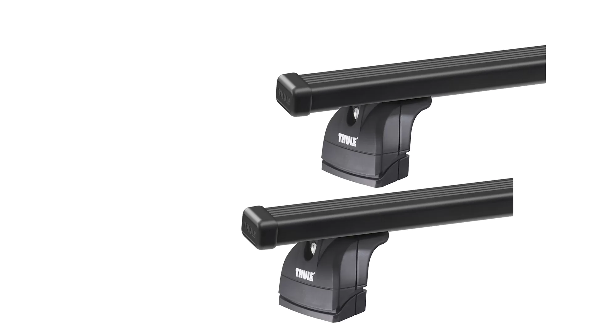 Thule 753 SquareBar Evo Black 2 Bar Roof Rack