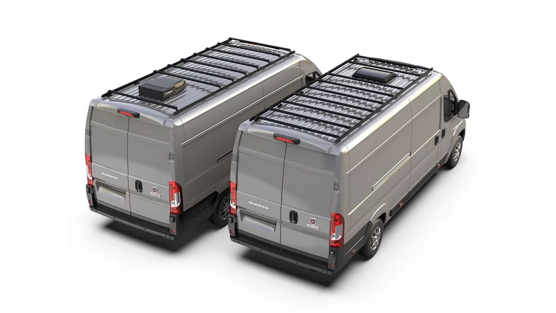 Fiat Ducato (L5H2/159in WB/High Roof) (2014-Current) Slimpro Van Rack Kit - KVFR005T - View 5
