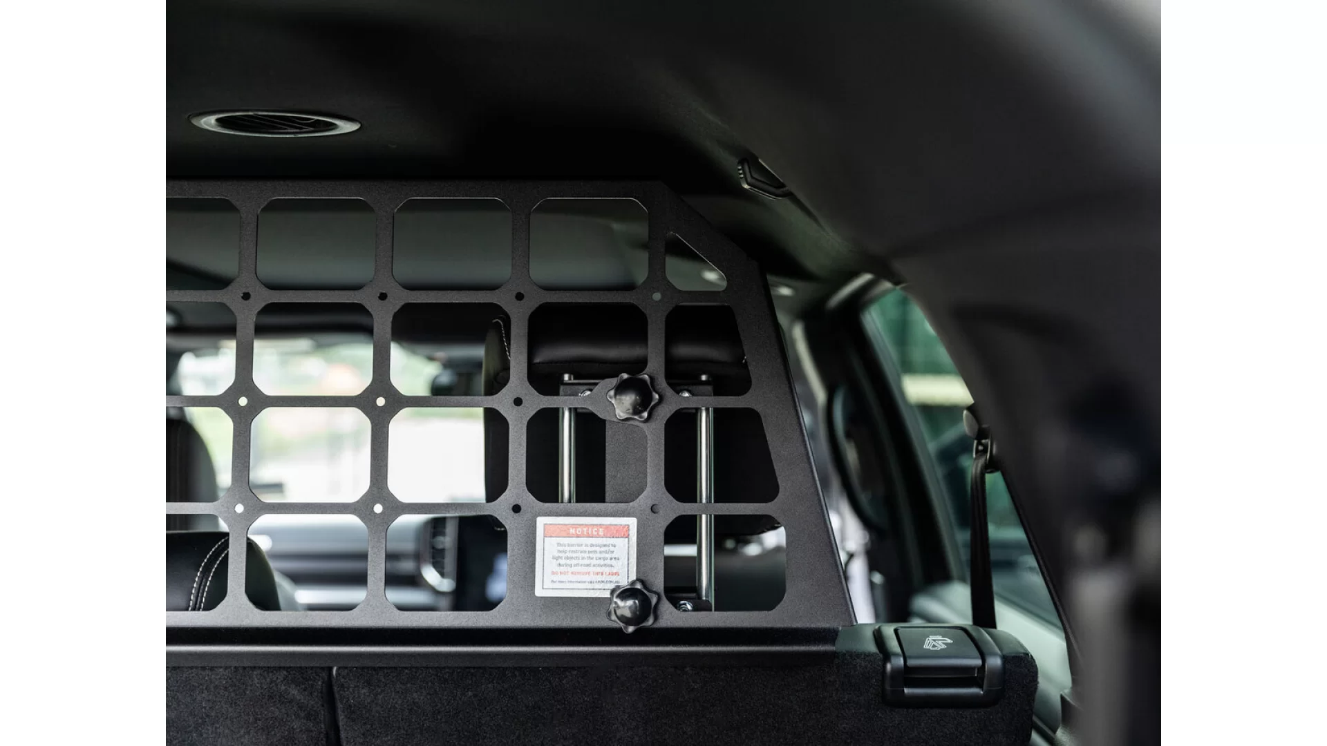 Kaon Light Cargo & Pet Barrier to suit Ford Everest Gen 3 - KS0017 - View 1