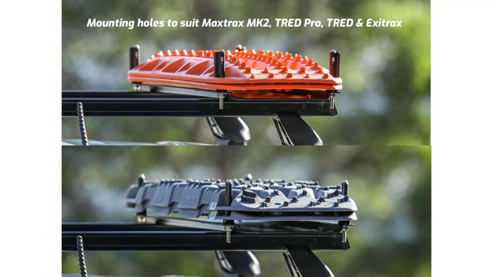Kaon Maxtrax & TRED Mounting Board to suit Cross Bars [Option: No Pins] - KS0289 - View 6