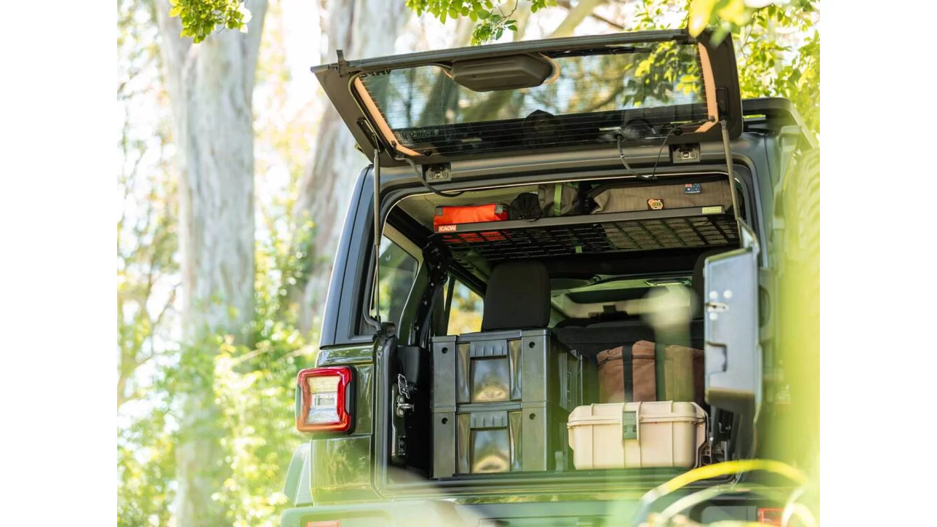 Kaon Standalone Rear Roof Shelf to suit Jeep Wrangler JL 4 Door - KS0608 - View 9