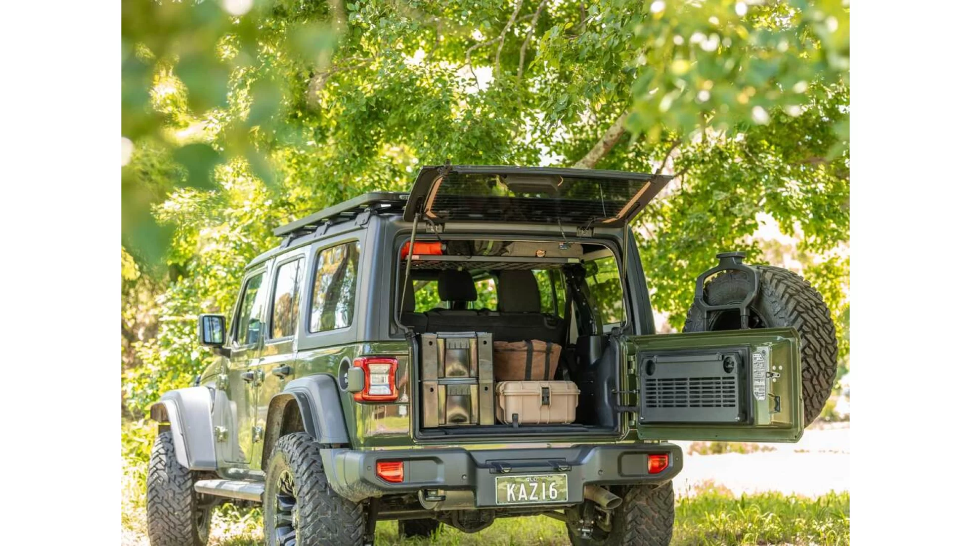 Kaon Standalone Rear Roof Shelf to suit Jeep Wrangler JL 4 Door - KS0608 - View 6