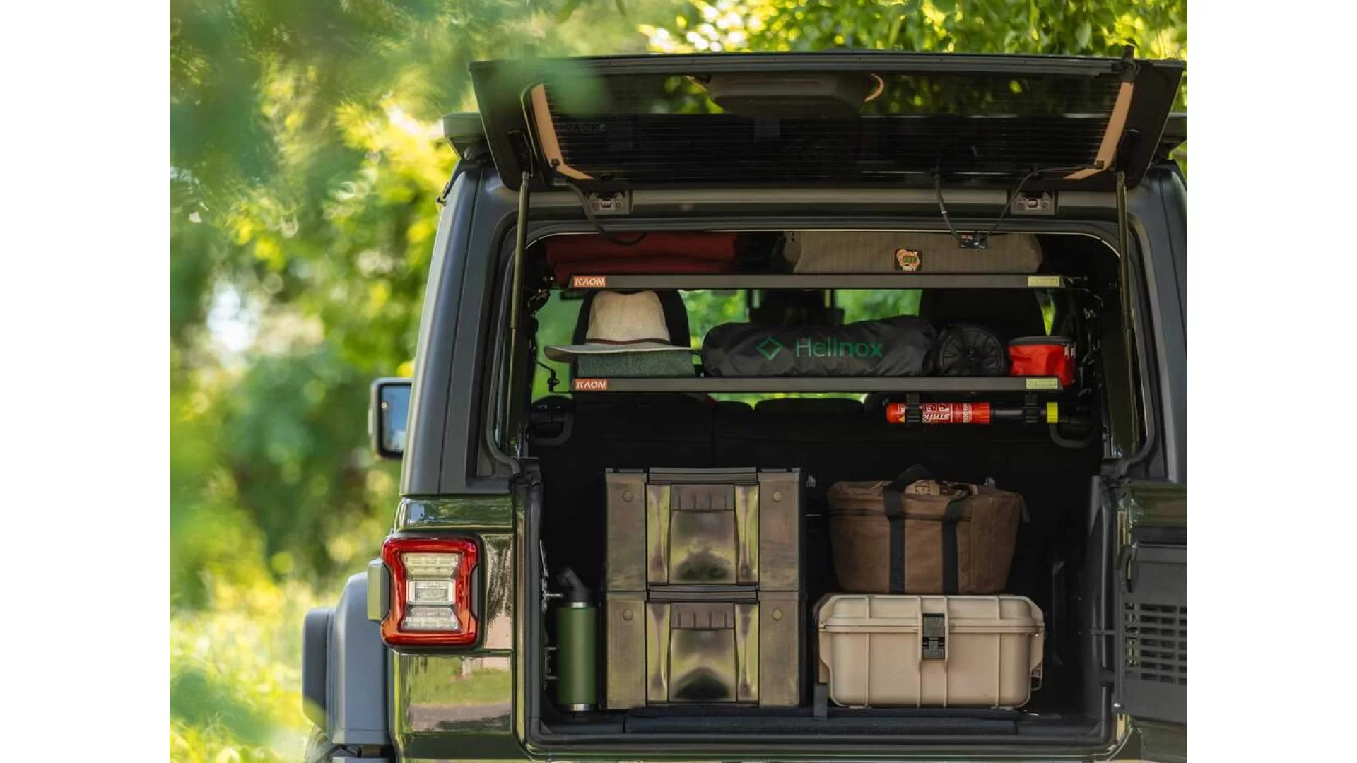 Kaon Standalone Rear Roof Shelf to suit Jeep Wrangler JL 4 Door - KS0608 - View 2