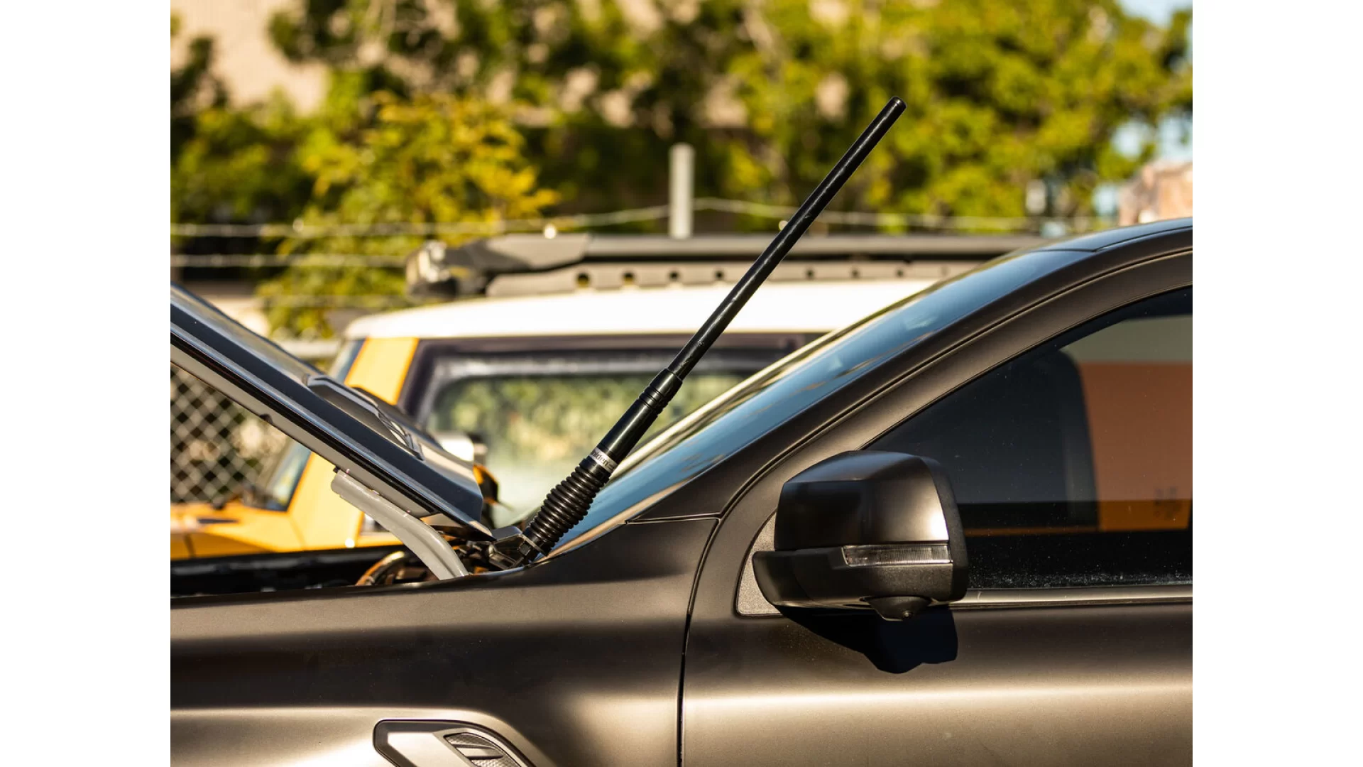 Kaon Bonnet Hinge Aerial Mount to suit Next-Gen Ford Ranger & Everest - KS0683 - View 1