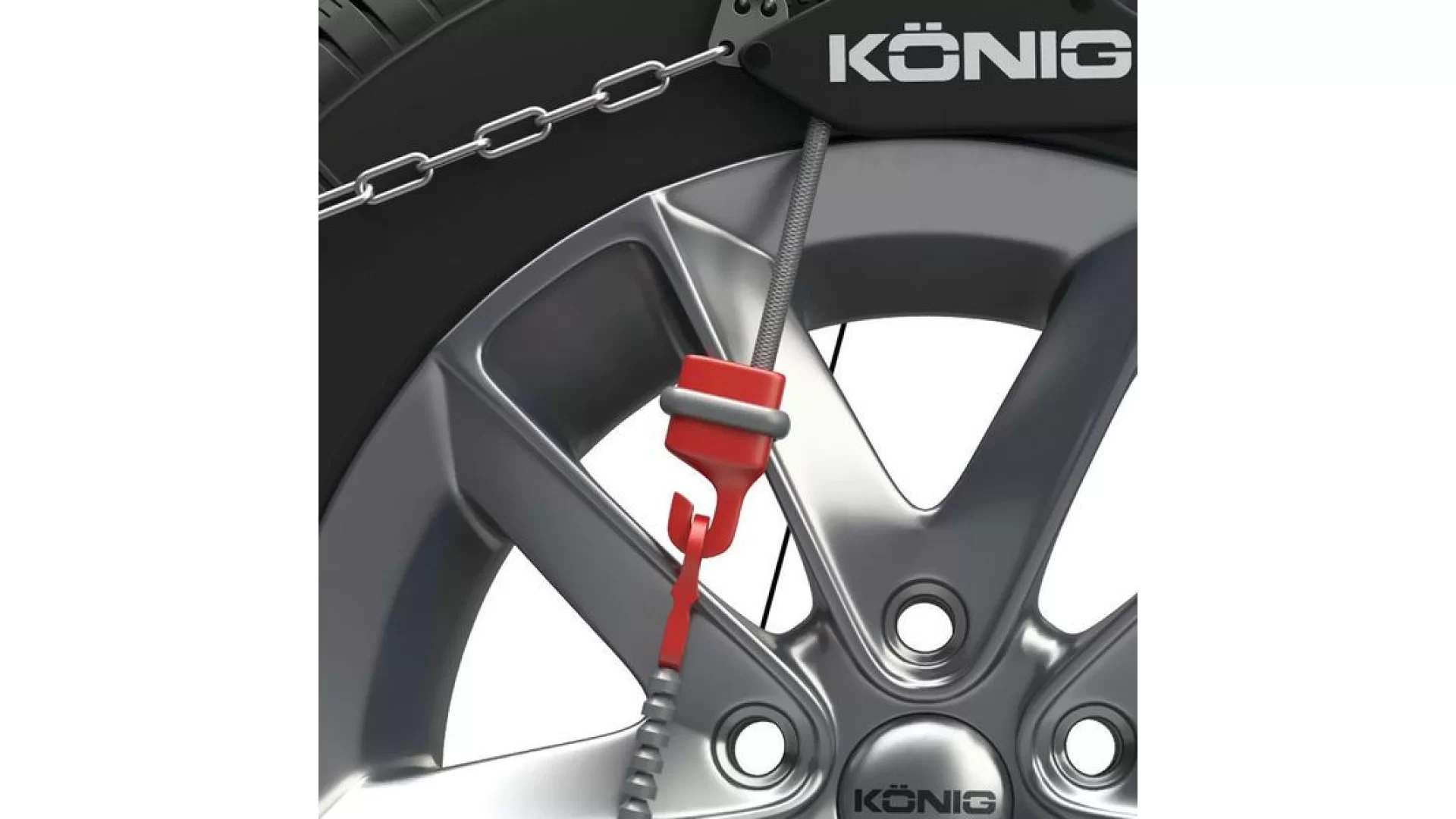 Konig CG-9 117 9mm Self Tensioning Snow Chains (CG9117) - View 4