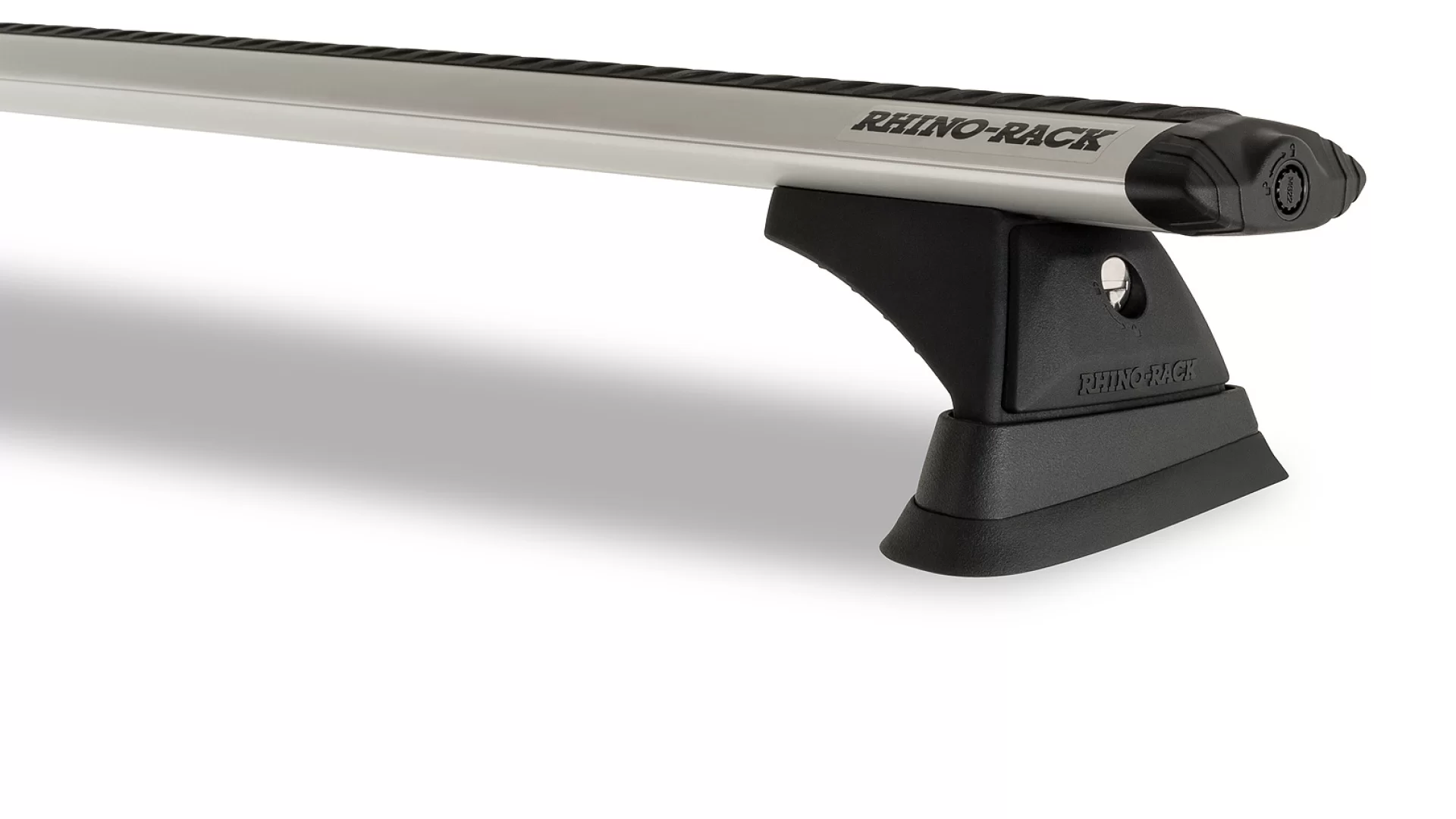 Rhino Rack JA9589 Vortex RCH Silver 3 Bar Roof Rack for Lexus LX470 5dr SUV with Raised Roof Rail (1998 to 2007) - Factory Point Mount