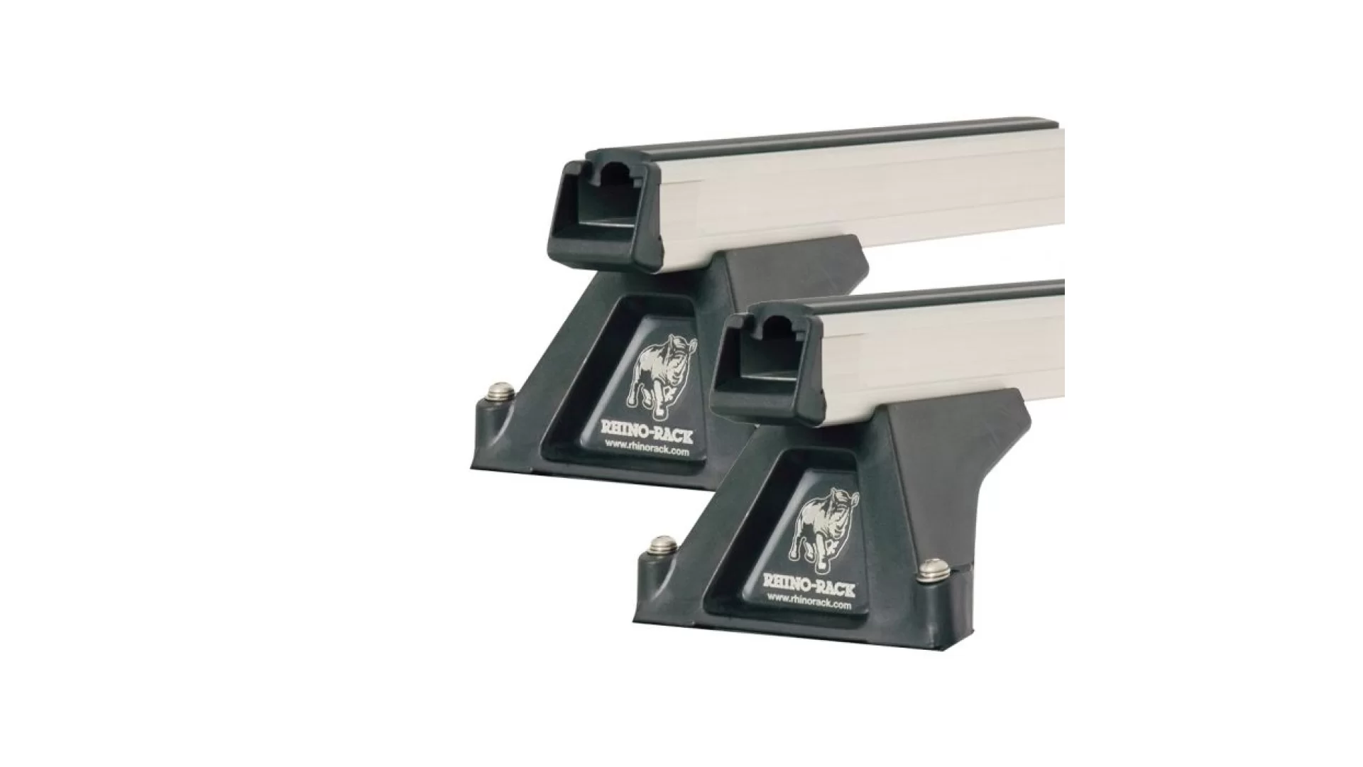 Rhino Rack JA8736 Heavy Duty RLTF Trackmount Silver 2 Bar Roof Rack for HOLDEN Combo 2dr Van with Bare Roof (1996 to 2002)