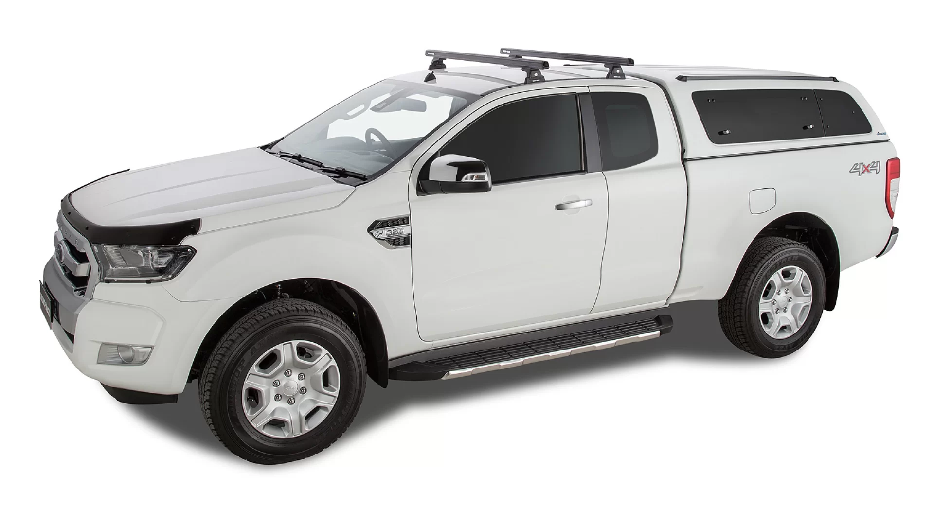 Heavy Duty RLT600 Black 2 Bar Roof Rack | Rhino-Rack