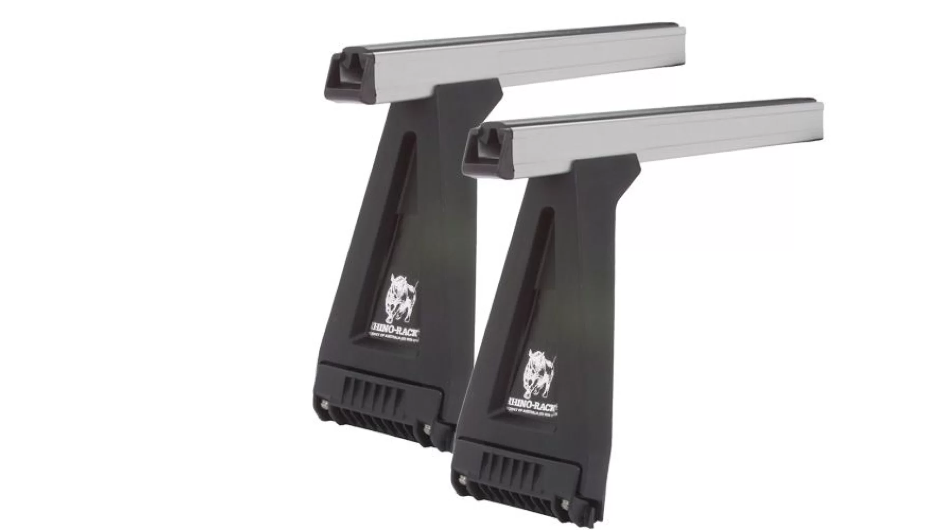 Rhino Rack JA0725 Heavy Duty RL280 Silver 2 Bar Roof Rack for SUZUKI Sierra 3dr SUV with Bare Roof (1985 to 1990)