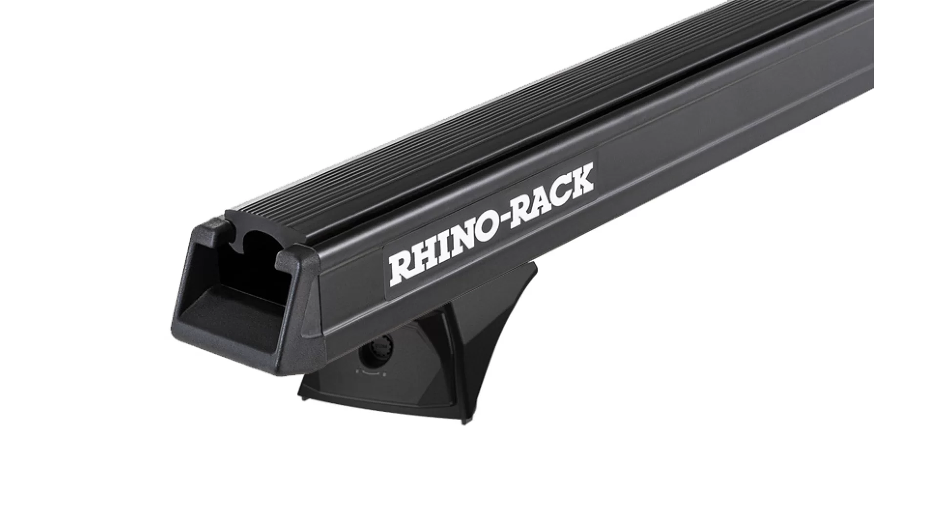 Rhino Rack JC-03395 Heavy Duty RX300H Black 1 Bar Roof Rack for Isuzu D-Max LS-M/LS-U/SX 4dr Ute with Bare Roof (2012 to 2020) - Factory Point Mount