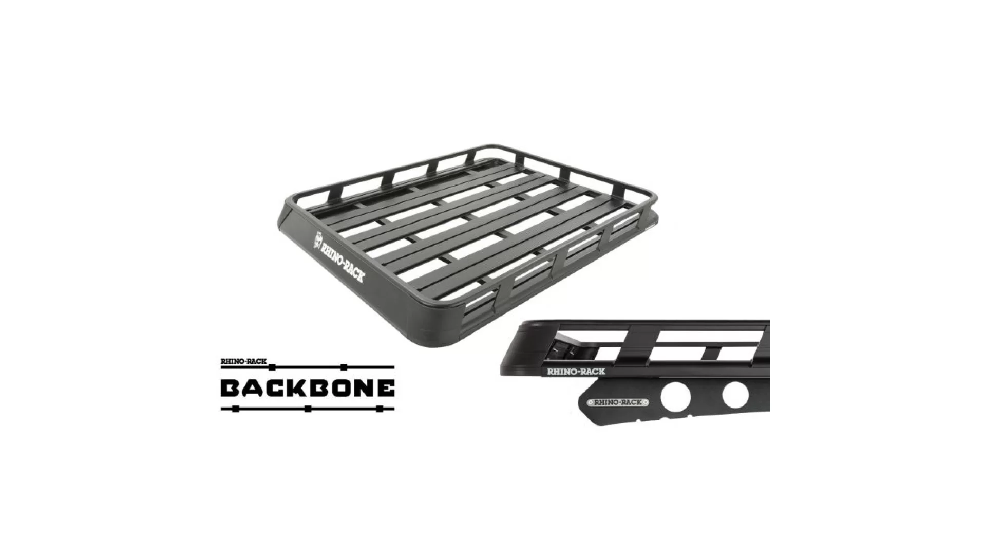 Rhino Rack JB0715 Pioneer Tray (2000mm x 1140mm) for MITSUBISHI Pajero 5dr SUV with Raised Roof Rail (2006 onwards)