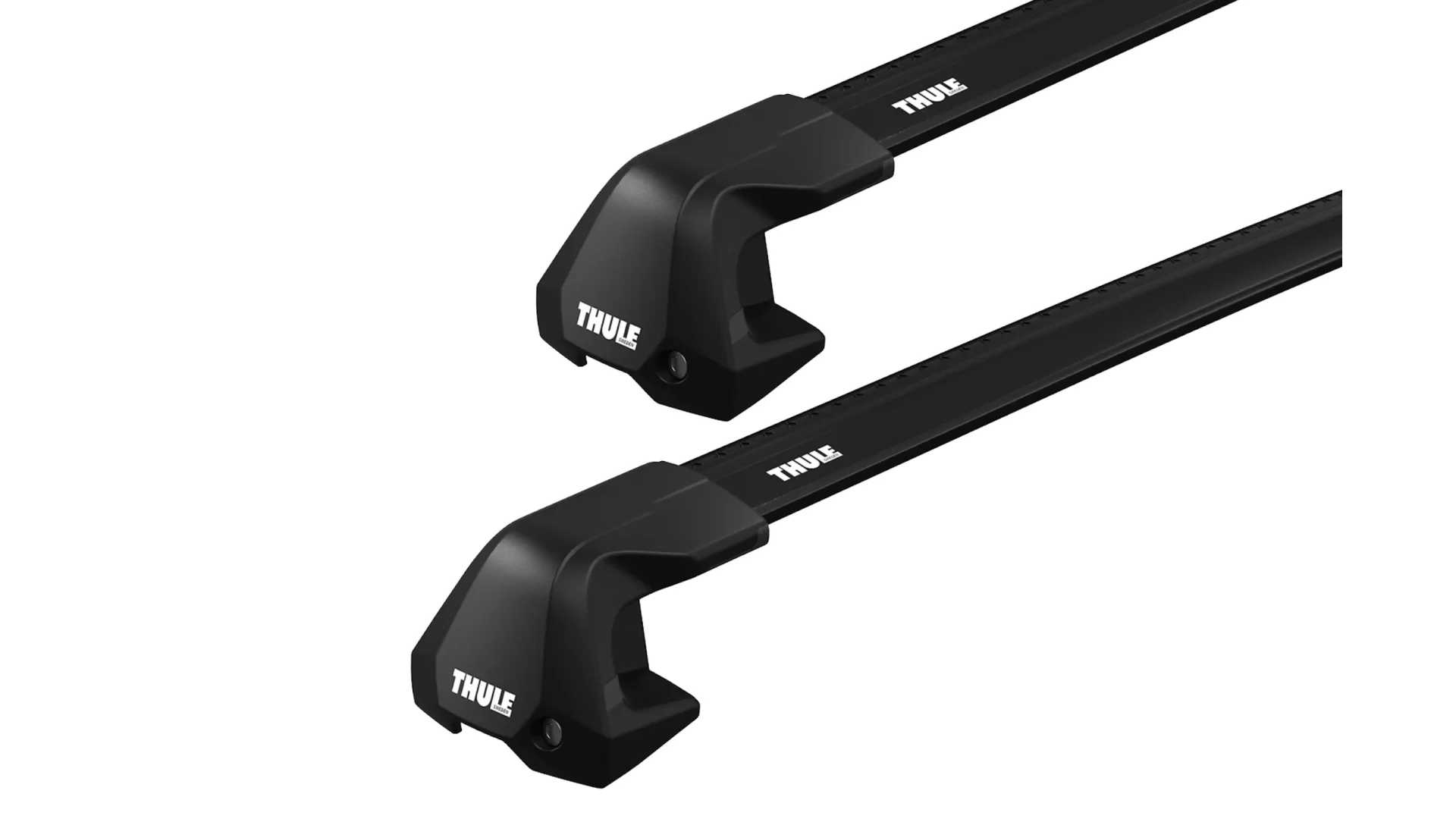 Thule 7205 WingBar Edge Black 2 Bar Roof Rack for MG 3 5dr Hatch with Bare Roof (2024 onwards) - Clamp Mount
