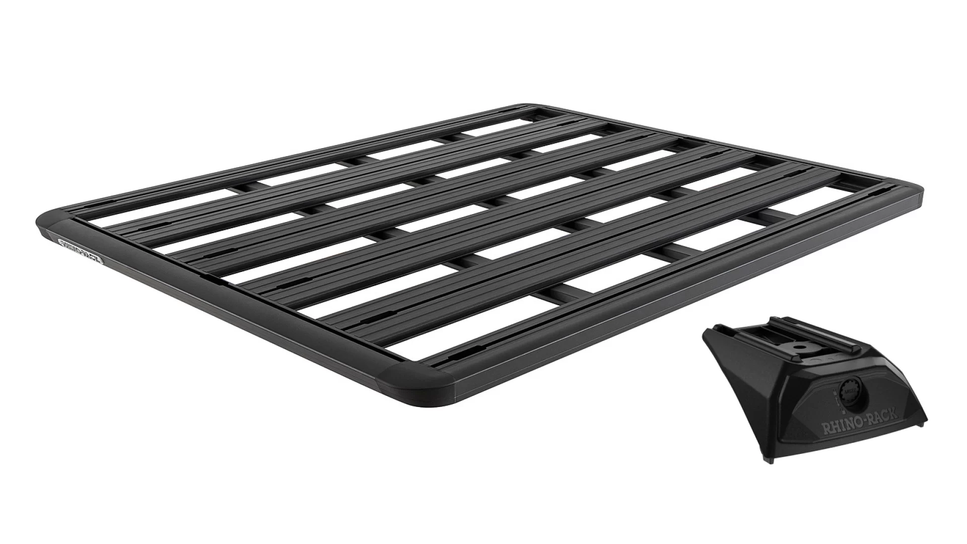 Rhino Rack JC-03163 Pioneer 5 Platform (1928mm x 1236mm) with RX300L Legs for Holden Trailblazer RG 5dr SUV with Flush Roof Rail (2016 to 2020) - Factory Point Mount