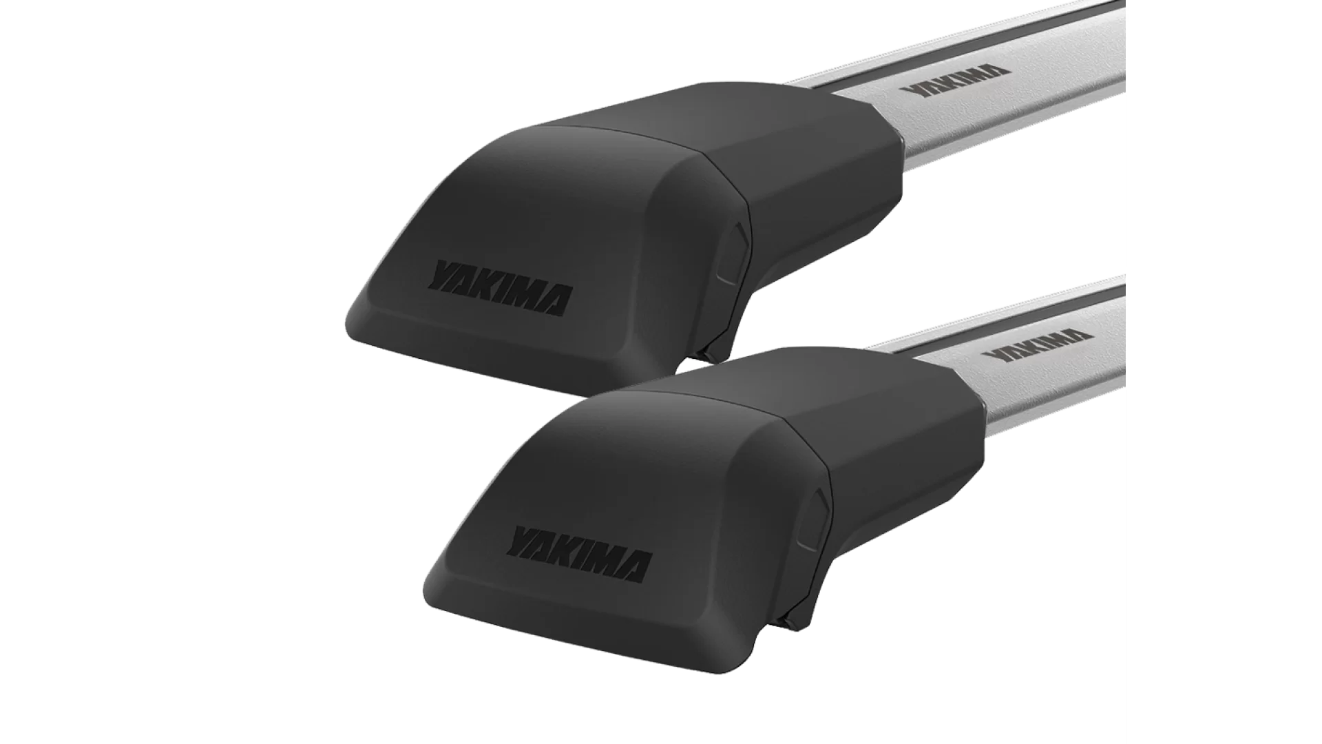 Yakima JetStream FX SkyLine Silver 2 Bar Roof Rack for Volkswagen ID.4 5dr SUV with Flush Roof Rail (2020 onwards) - Flush Rail Mount