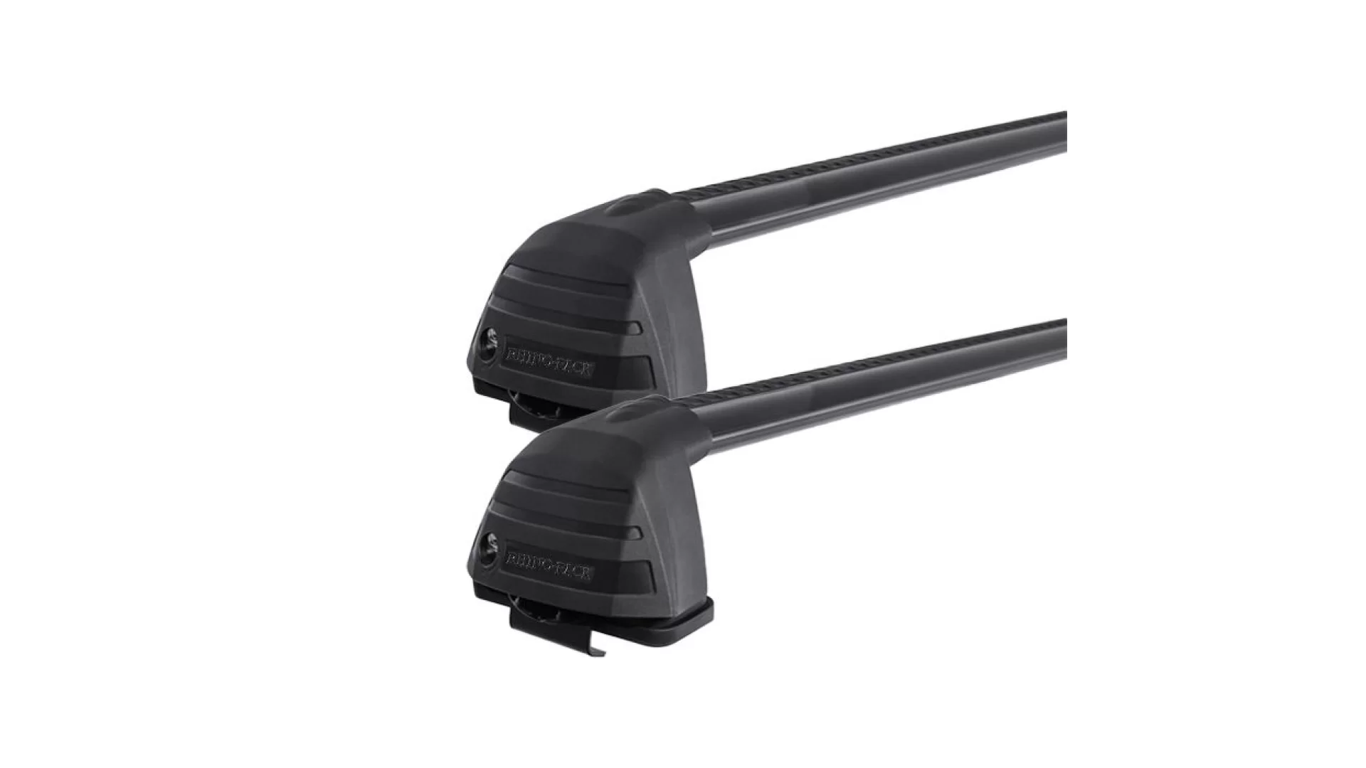 Rhino Rack RV0302B Vortex ROC25 Flush Black 2 Bar FMP Roof Rack for Mitsubishi ASX XA-XD 5dr SUV with Bare Roof (2010 onwards) - Factory Point Mount