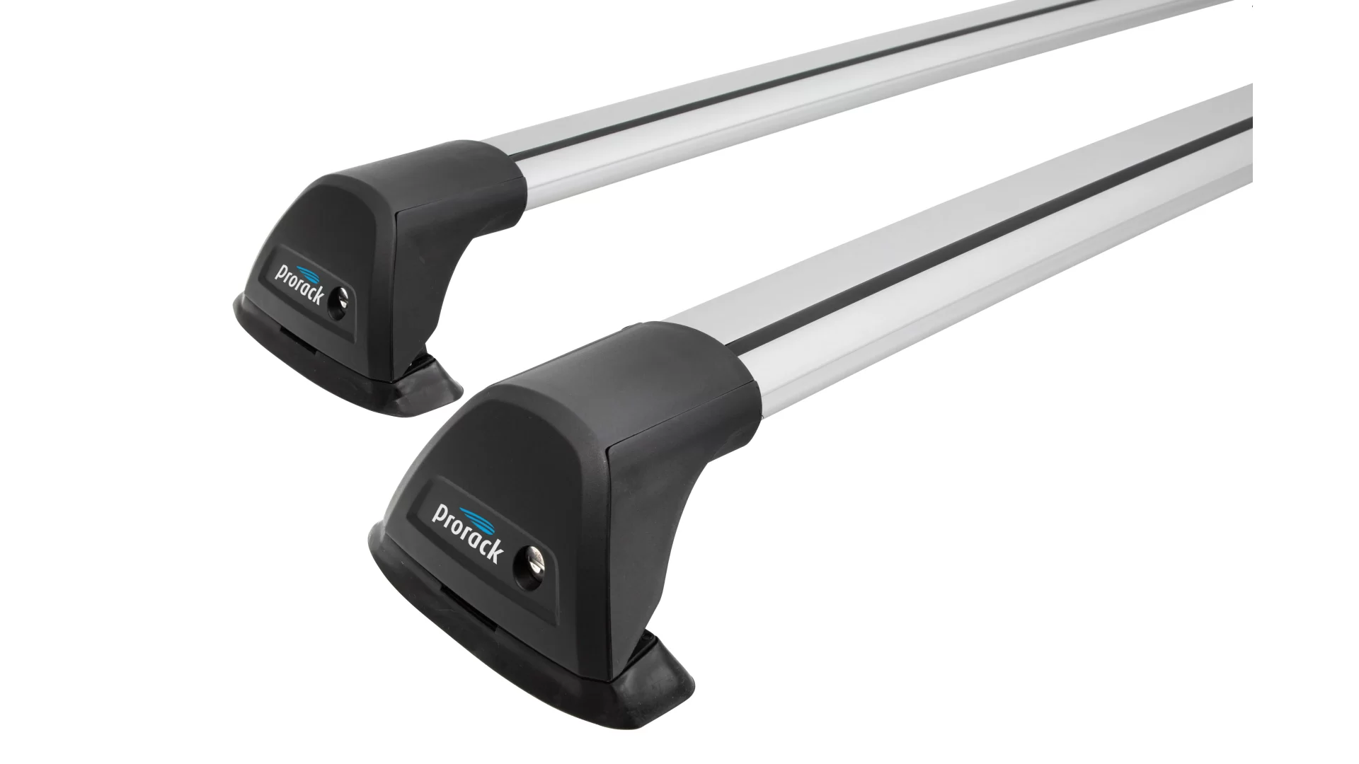 Prorack Aero Flush Silver 2 Bar Roof Rack for SKODA Fabia 5dr Hatch with Bare Roof (2015 to 2018)