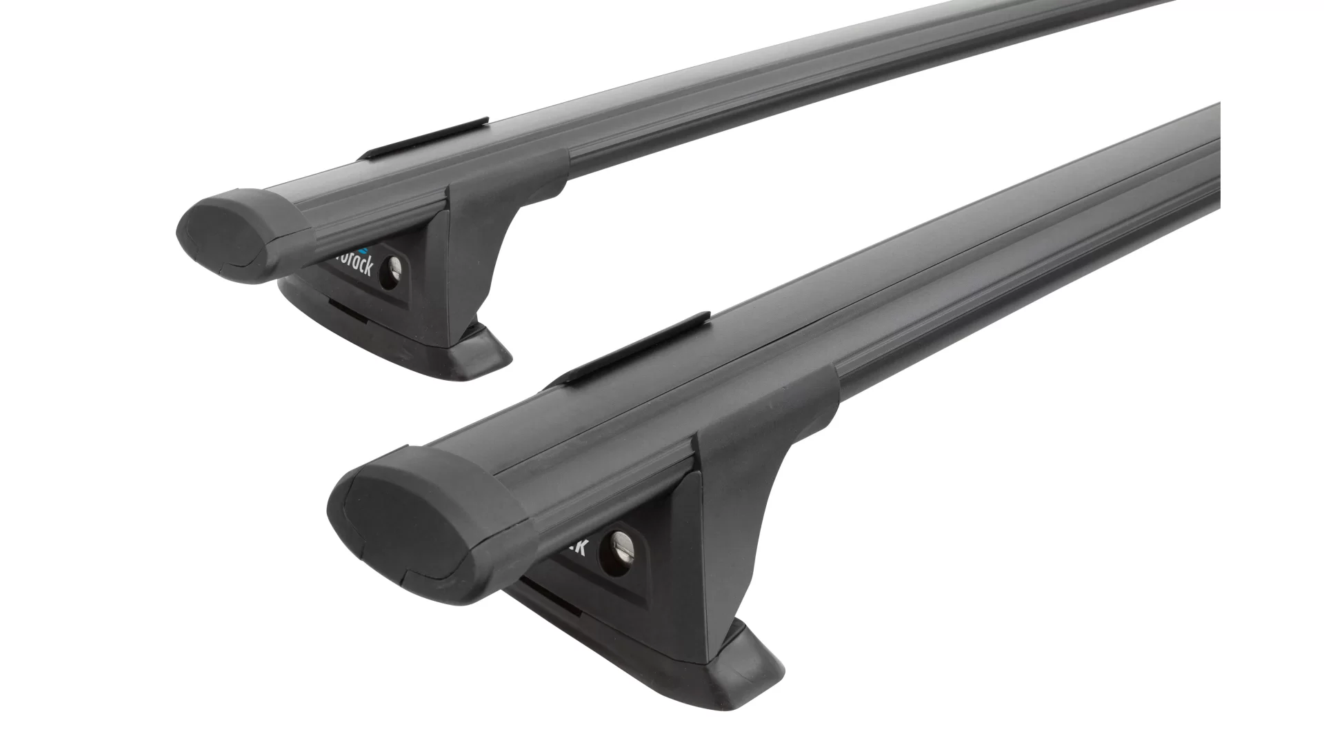 Prorack Aero Through Black 2 Bar Roof Rack for MG HS 5dr SUV with Flush Roof Rail (2018 onwards) - Flush Rail Mount
