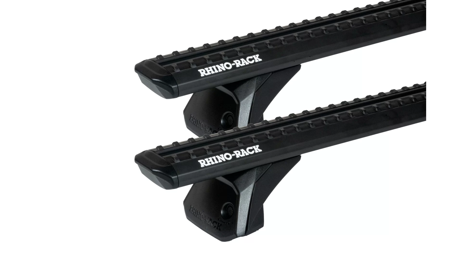 Rhino Rack JC-04592 Sportz RX200-4 Black 2 Bar Roof Rack for Kia Sportage QL 5dr SUV with Raised Roof Rail (2015 to 2022) - Flush Rail Mount