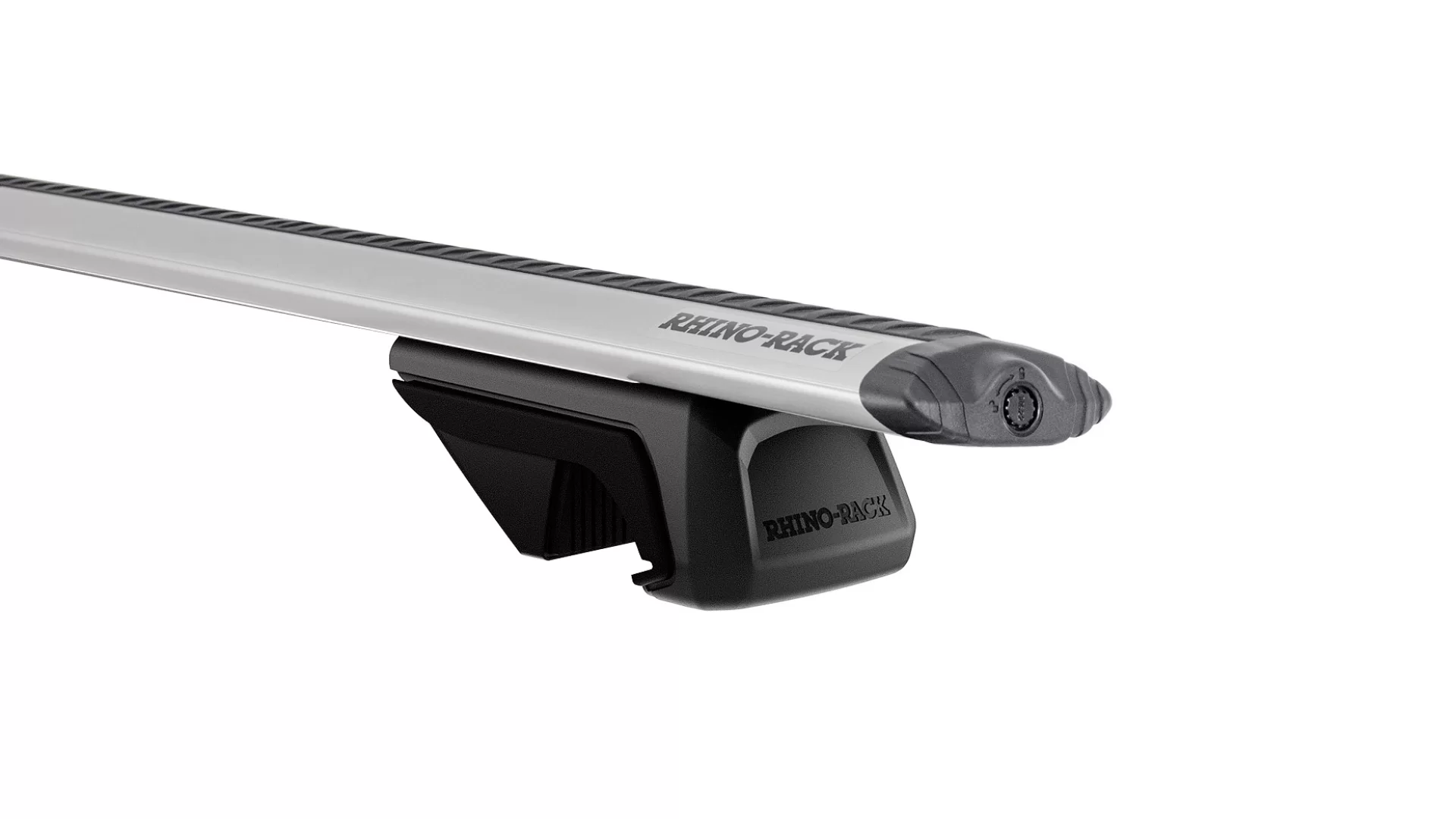 Rhino Rack JC-01567 Vortex RX Silver 2 Bar Roof Rack for Mercedes Benz C Class W204 5dr Wagon with Raised Roof Rail (2007 to 2014) - Raised Rail Mount