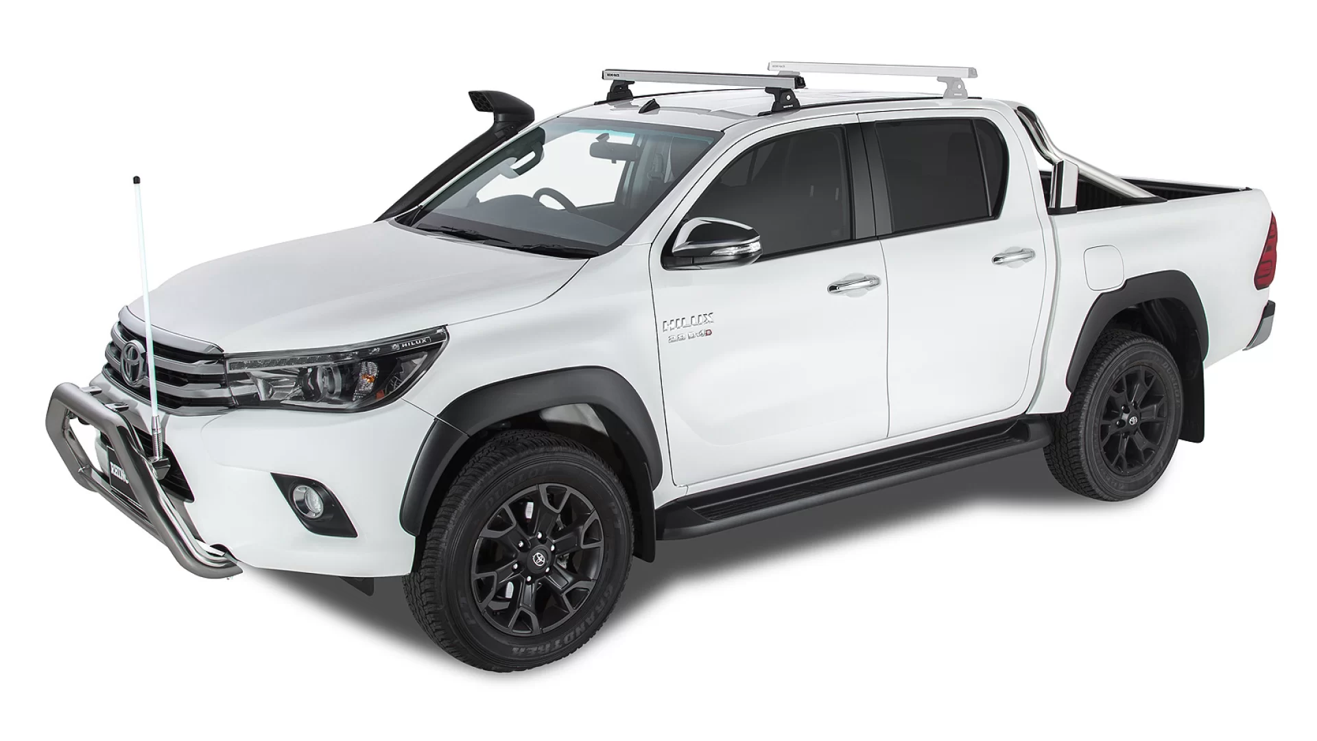 Heavy Duty RLT600 Silver 1 Bar Roof Rack | Rhino-Rack