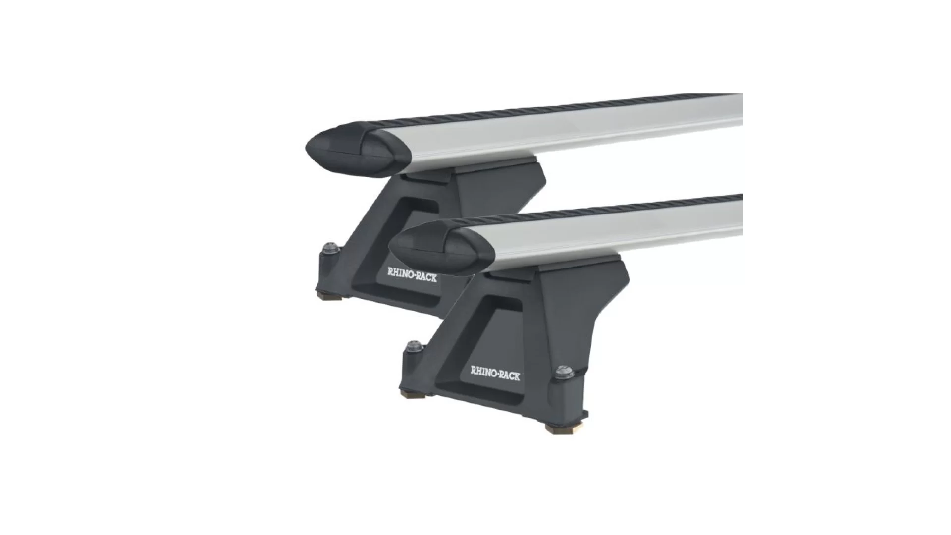 Rhino Rack JA8756 Vortex RLTF Trackmount Silver 2 Bar Roof Rack for JEEP Grand Cherokee 5dr SUV with Bare Roof (1996 to 1999)